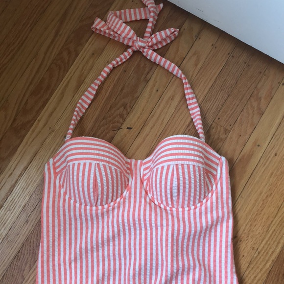 NWT J.Crew Sofia Striped Underwire Tank Suit, 12 - Picture 5 of 14